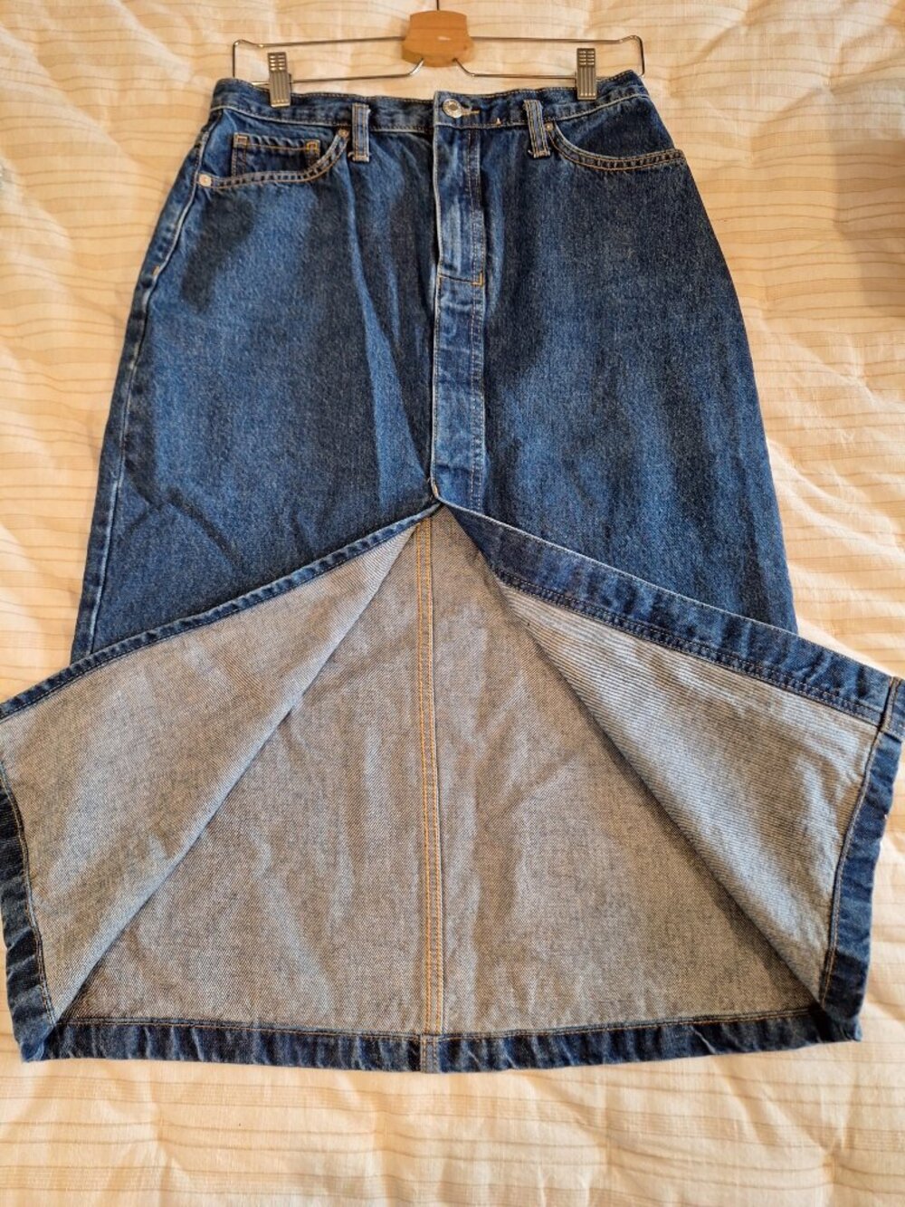 Denim pencil skirt - Picture 4 of 4